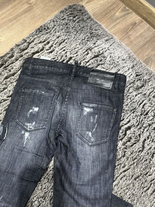 Черни дънки Dsquared