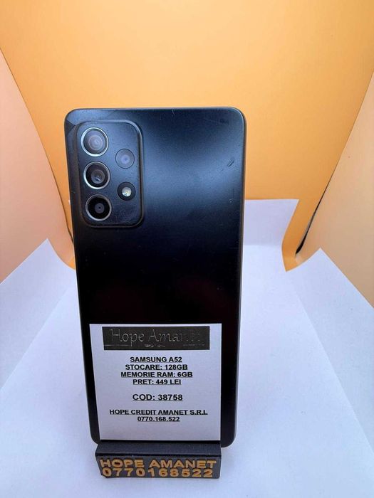 Hope Amanet P1/SAMSUNG A52 128GB/6GB RAM #38758