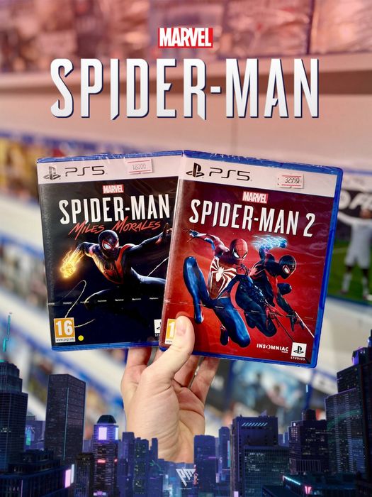 Новый диск для PlayStation5/4 spider man
