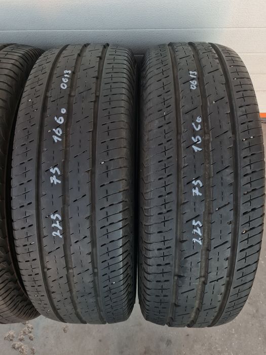 Летни гуми за Бус 4 броя CONTINENTAL Vanco2 225 75 R16C