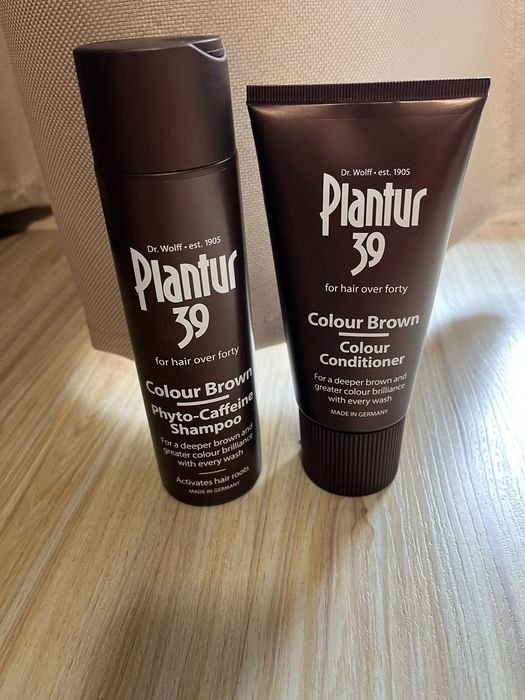 Комплект шампоан + балсам Plantur 39 Colour Brown- нюанс на кафяво.