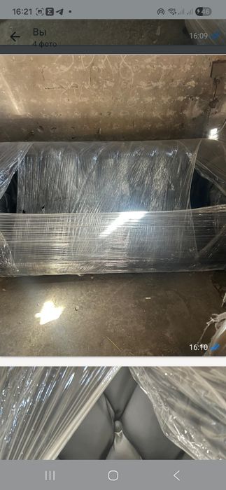 Продам шикарный кожаный диван