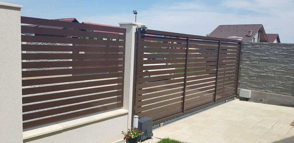 Garduri din panou tip jaluzele, sipca metalica, alte modele de vanzare