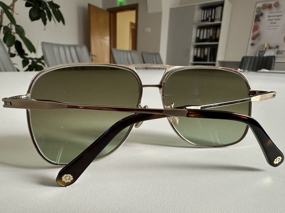 Ochelari de soare Omega, ediție limitatã gold plated, unici in Romania