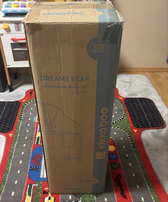 Бебешка кошара Kikkaboo Dreamy bear с включен поръчков матрак
