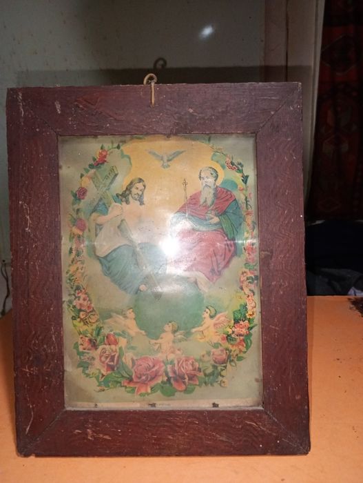 Lot de 4 tablouri religioase