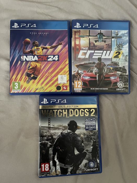 Jocuri playstation 4 the crew2,WATCH DOGS2,NBA2K24