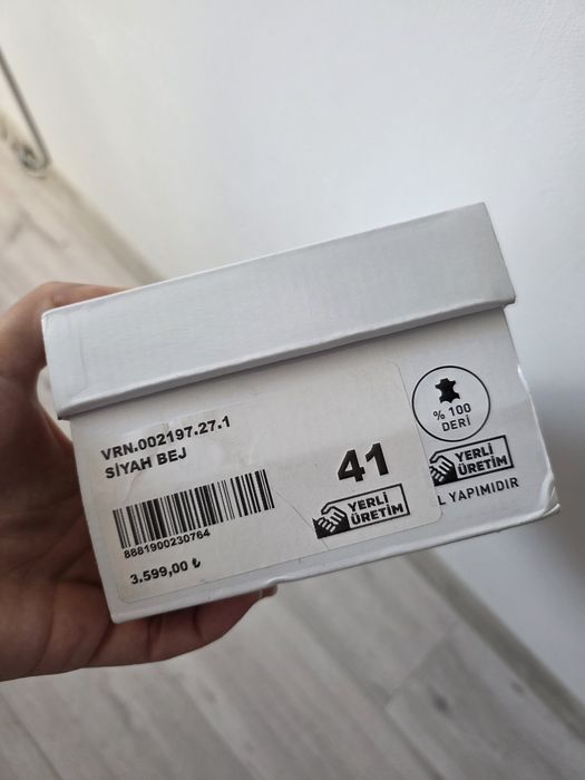 Balerini din piele naturală, mărimea 41