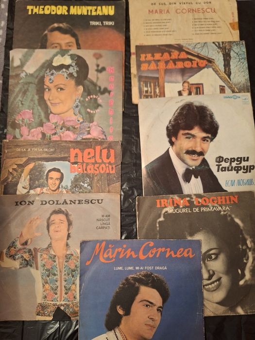 Discuri vinil muzica populara,  lautareasca