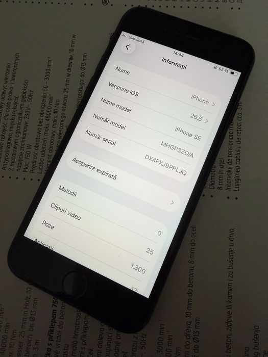 Vând iPhone SE 2 64 GB