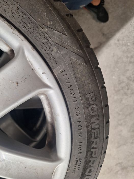 215 50 17 Джанти с 2 гуми