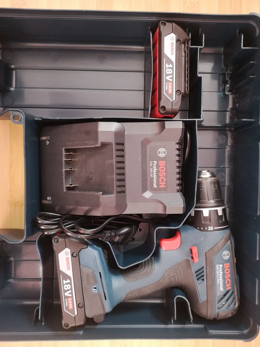 Vand bormasina Bosch Professional GSR 18-2-LI Plus 18V  2Ah 1900RPM