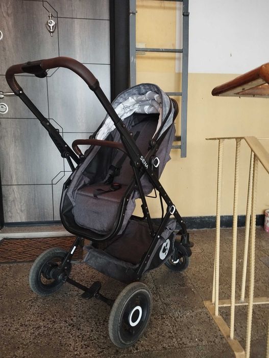 Количка Lorelli Sena (трансформер) + кошница за автомобил, отлично състояние