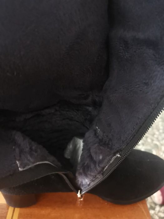 Продам сапоги замшевые