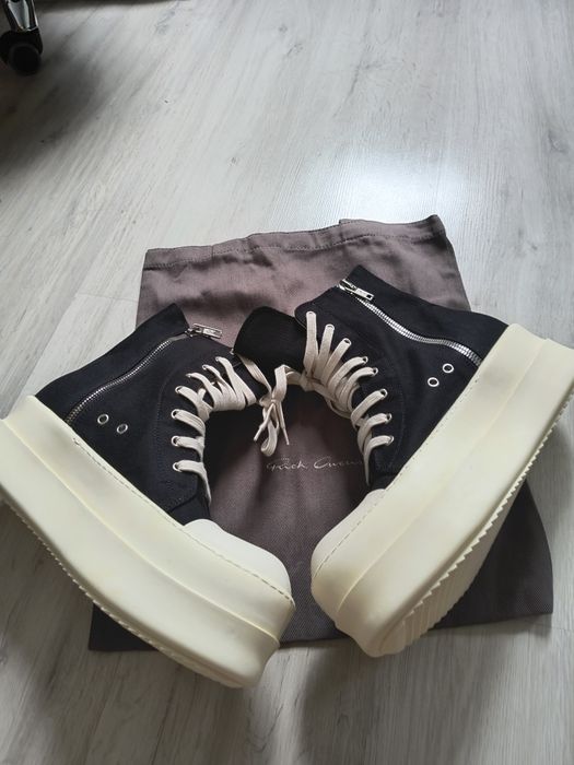 Rick Owens DRKSHDW Ramones mega double bumper 44