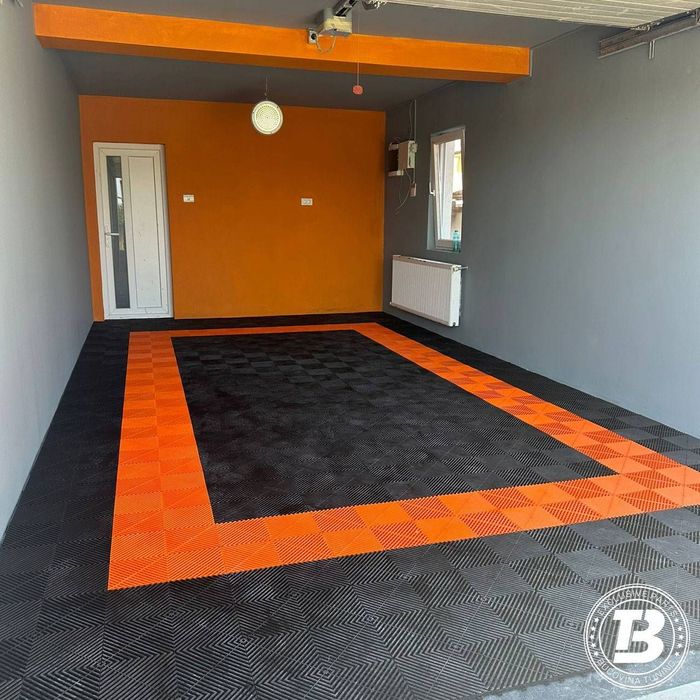Pardoseala Modulara pentru Garaj si Ateliere Detailing - Portocalie