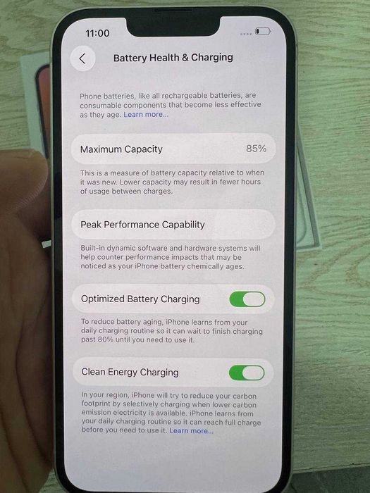 iPhone 14 128GB 85% silverlight