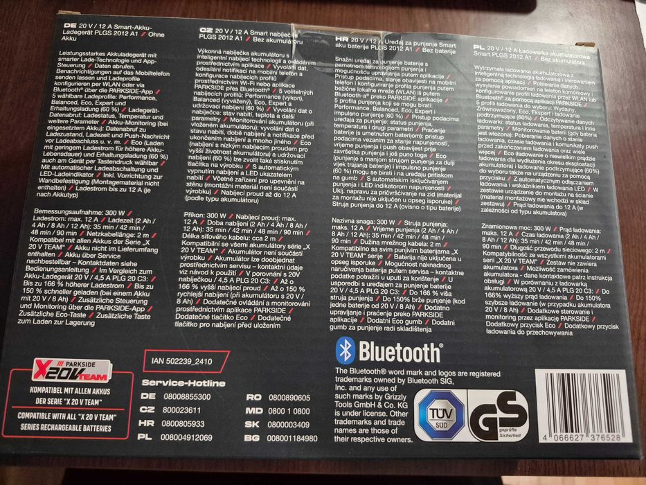 Incarcator Smart pt acumulatori 20V Parkside Performance PLGS 2012 A1