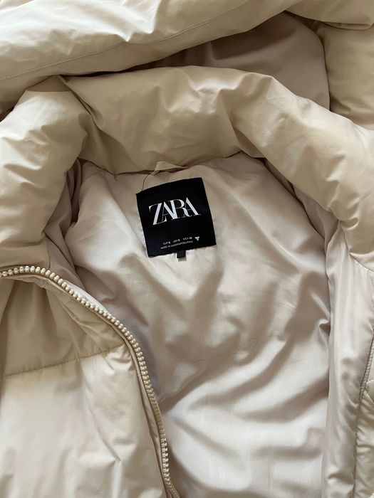 Продам длинный пуховик ZARA
