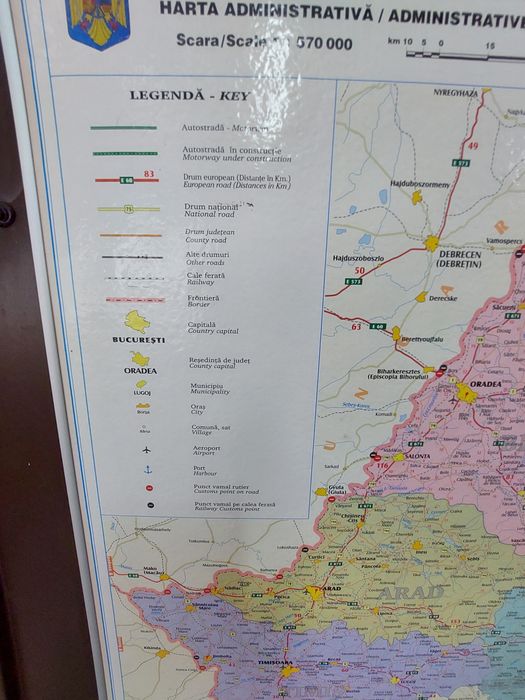 Vind harta României