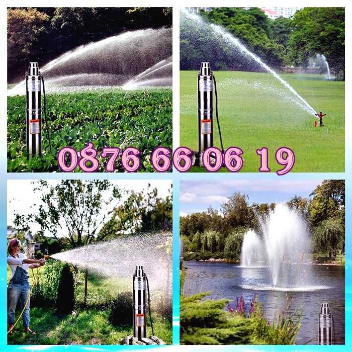 Потопяема Сондажна Витлова Водна Помпа 1" 1000W, 3 m3/h