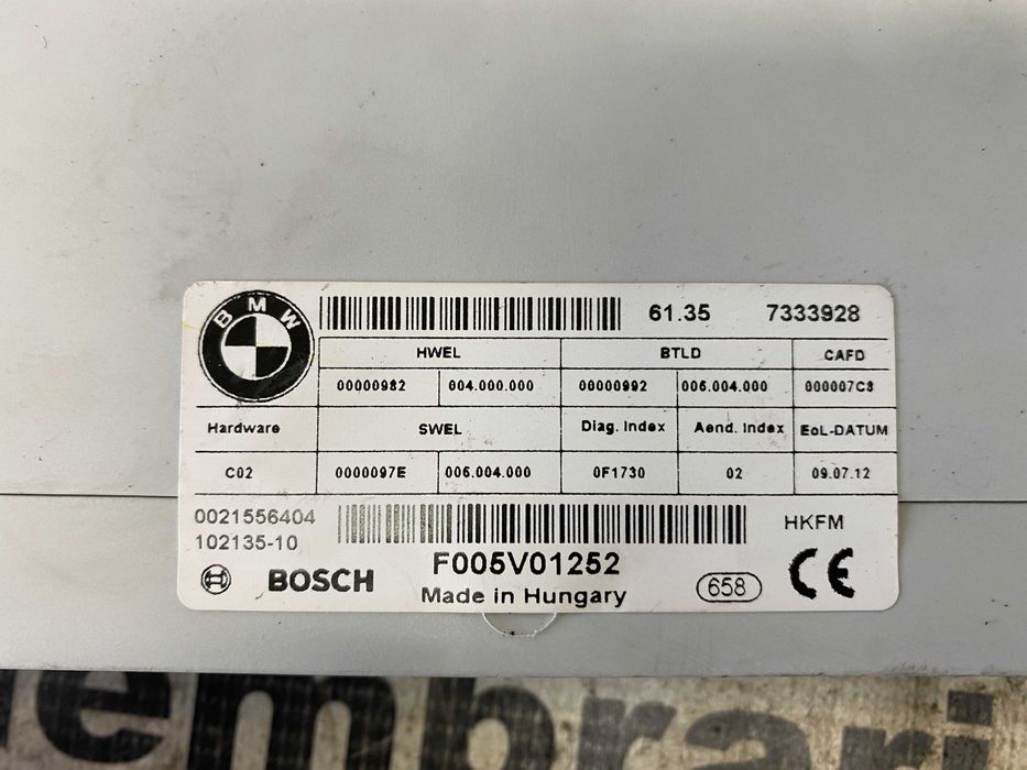 Modul calculator haion portbagaj soft close original BMW seria 5 F11