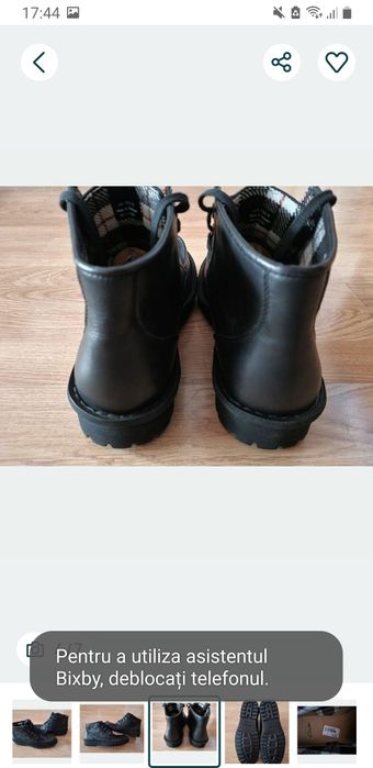 Ghete Clarks piele naturala 45