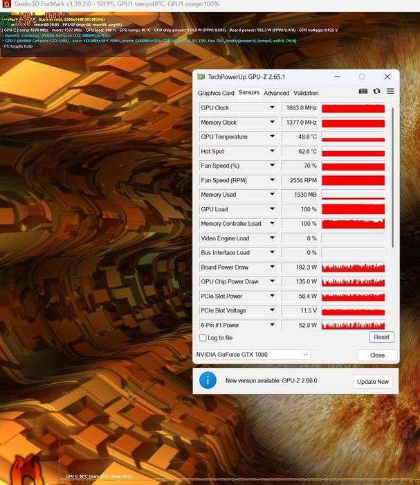 Placă Video ASUS GeForce GTX 1080 ROG STRIX GAMING 8GB DDR5X 256-bit