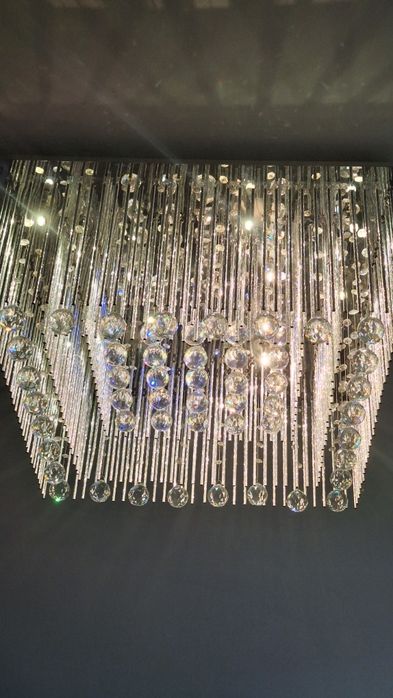 Люстра полухрусталь