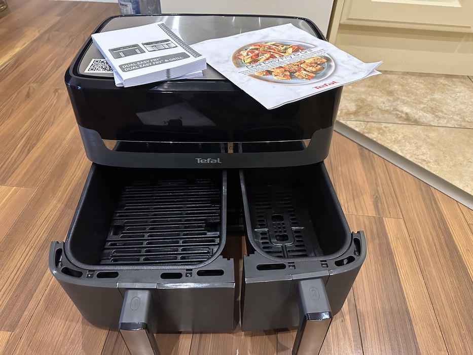 Airfrayer Tefal friteuza cu aer cald Dual Easy Fry&Grill