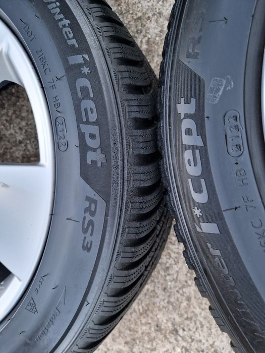 Jante Bmw F10 anvelope iarna  225 55 17 Hankook 2022