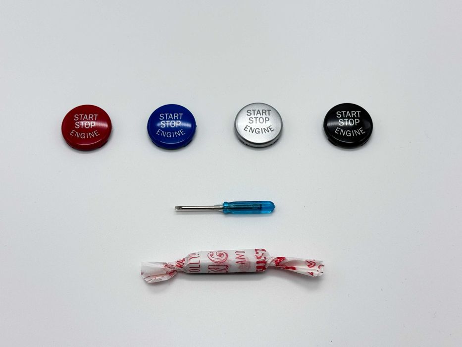 BMW START/STOP бутон – Алуминиев панел (бленда)