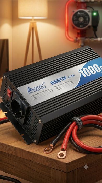 Инвертор 12V-220V 1000W (Преобразователь напряжения)