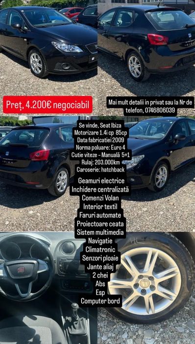 SE VINDE URGENT Seat Ibiza  2009