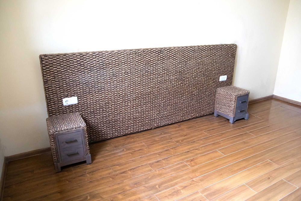 4 модела спални рамки от естествен ратан