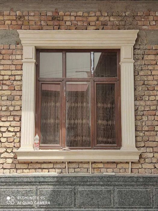 Цоклга ГРАНИТ Фасадга ТРАВЕРТИН тошлар ўрнатамиз. Стаж 16 йил