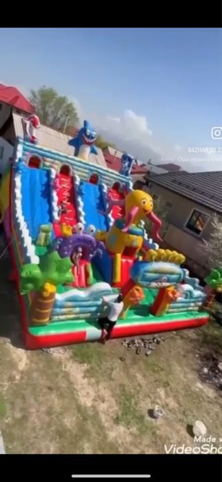 Аренда батутов  по размерам