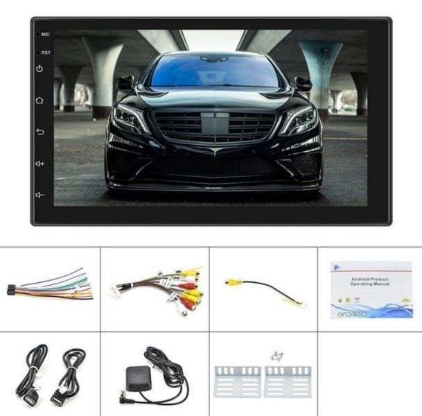 Мултимедия 3349 НОВ Android 11,GPS стерео 2Din 7"2.5D TFT сензорен екр