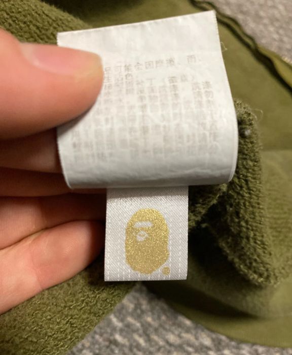 Hanorac Bape Zip Up Hoodie green mărime M