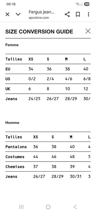 Pantaloni din reiat A.P.C