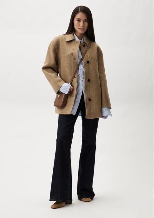 Пальто Mango размер M шерсть