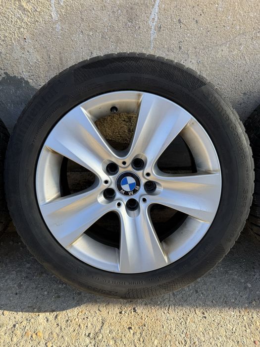 Jante Bmw F10/F11 cu cauc 225/55/R17 Continental iarna dot 2017 6-7mm