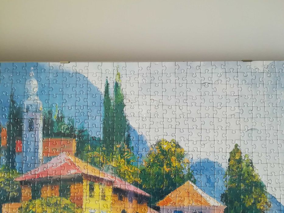 Пъзел-картина от 3000 части, пейзаж на езерото Комо, Италия