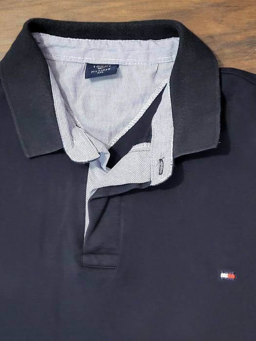 Tricou polo Tommy Hilfiger, marimea L, 100% bumbac