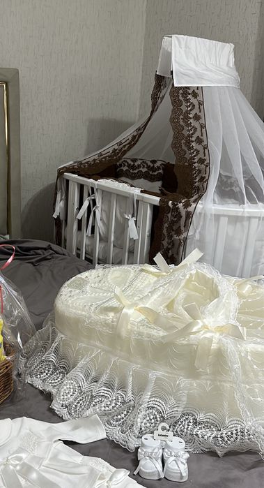 Детский кровать трансформер Бортики в подарок!