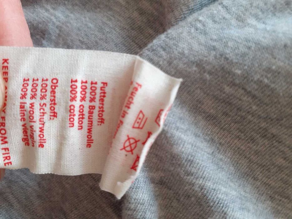 Palton-parka lana DISANA copii, 110-116, impecabila