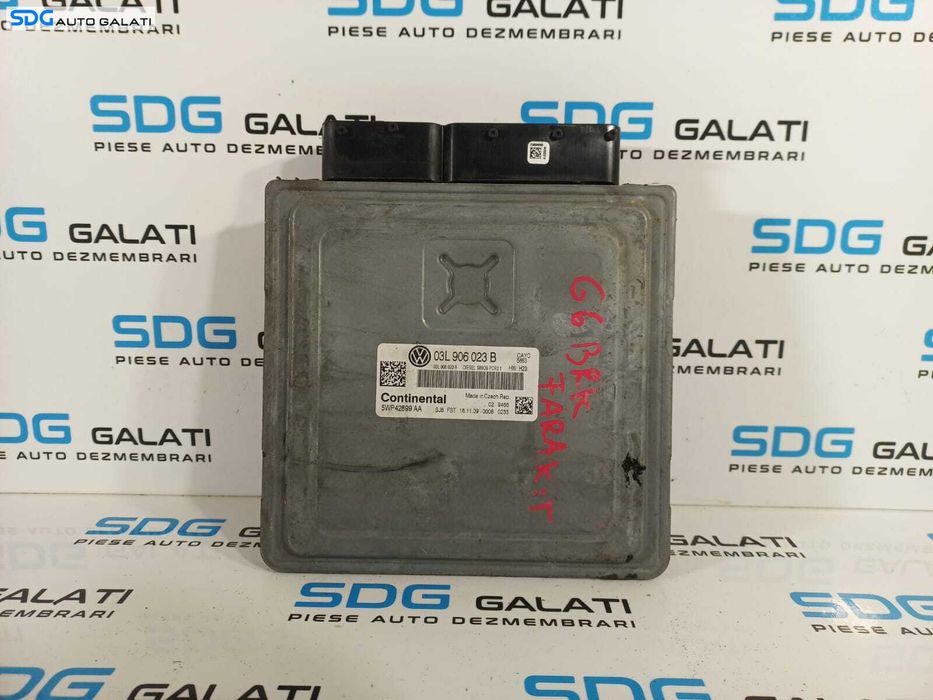 ECU Calculator Motor Continental Volkswagen Golf 6 1.6 CAY 2008 - 2013 Cod 03L906023B 5WP42899AA [L2222]