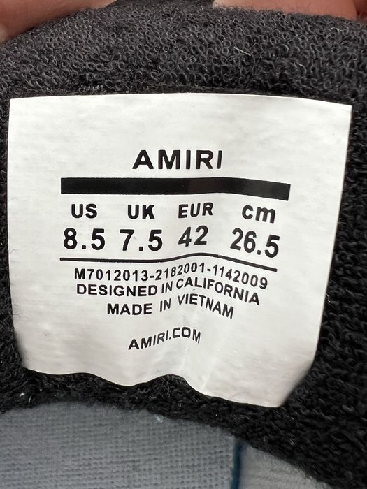 Amiri MA-1  White/ Black 42