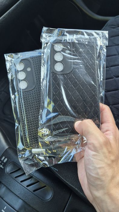 Чехол на S24 искуственнвая кожа