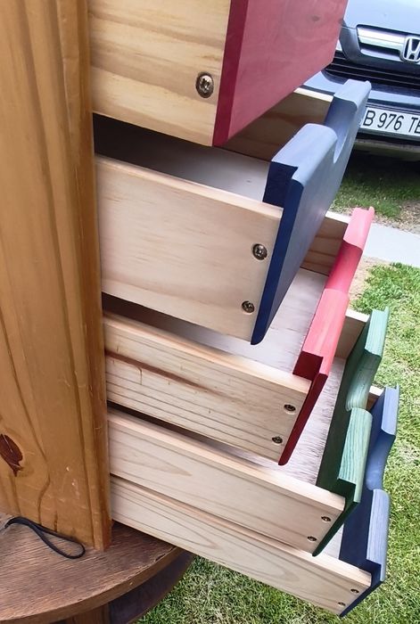 Comodă lemn cu 6 sertare,stare nouă
